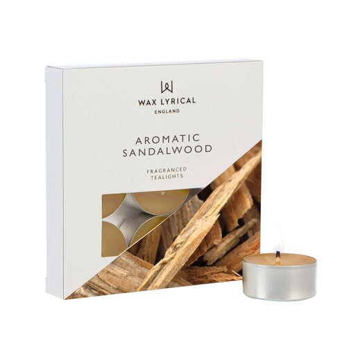 Tealights Aromatic Sandalwood Box of 9