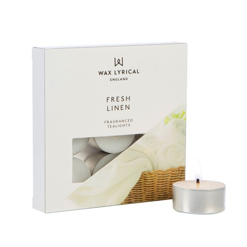 Tealights Fresh Linen Box of 9