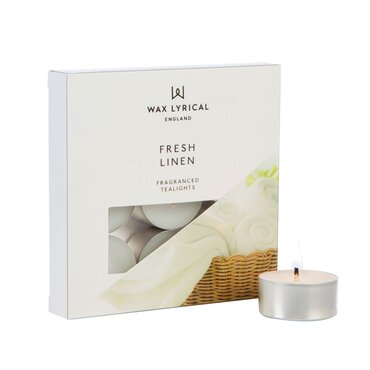 Tealights Fresh Linen Box of 9