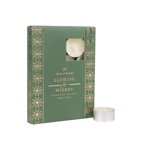 Tealights Pk/12 Golden Wishes