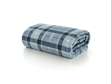 Throw Check Navy 140x180cm - image 2