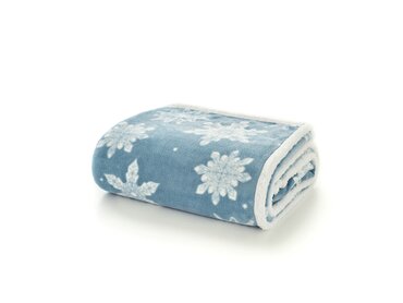 Throw Flurry Blue 130x170cm - image 3