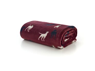 Throw Hound Burgundy 140x180cm - image 3