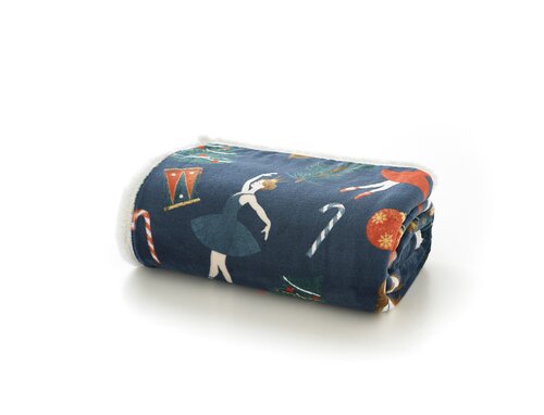 Throw Nutcracker Navy 125x150cm - image 3