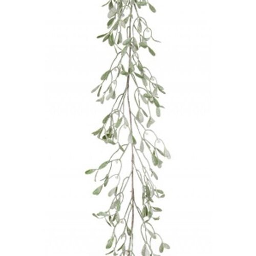 Frosted Mistletoe Garland