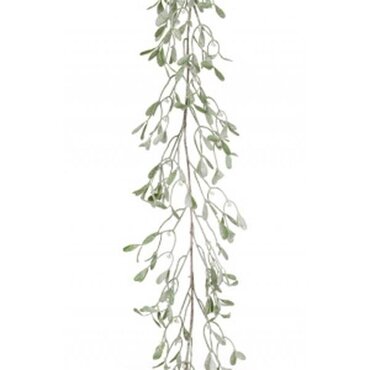 Frosted Mistletoe Garland
