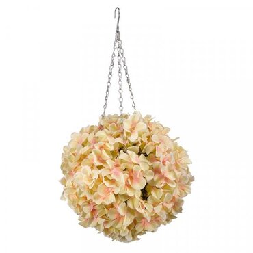 Faux Topiary Hydrangea Ball 30cm - image 2