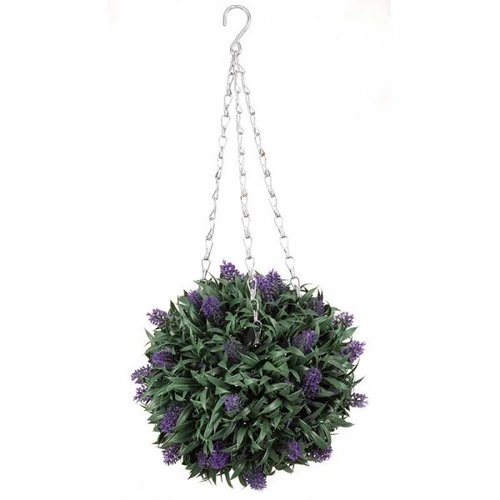 Faux Topiary Lavender Ball 30cm - image 3