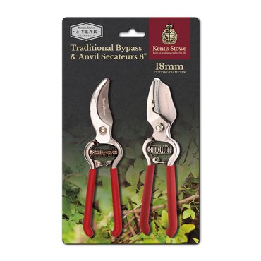 Traditional Secateurs Twin Pack