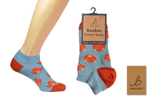 Trainer Socks Highland Cow (4-7)