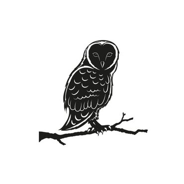 Tree Silhouette Metal Owl 30cm - image 2