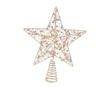 Tree Top Star Led Micro Gold 27cm - image 2