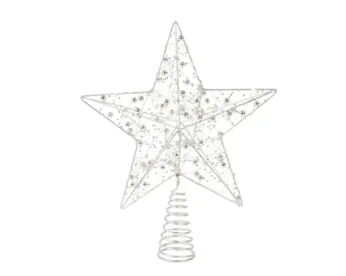 Tree Top Star Led Micro Silver 27cm - image 2