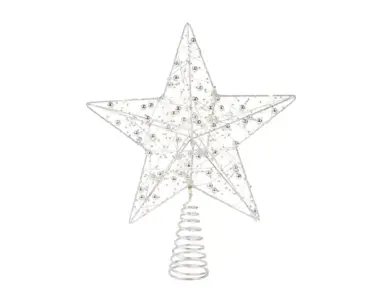 Tree Top Star Led Micro Silver 27cm - image 2