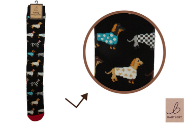 Trendy Dachshund Welly Socks (4-7)
