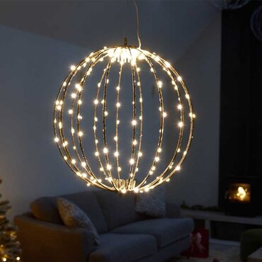 Twinkling Orb 190 LED Warm White 30cm LV