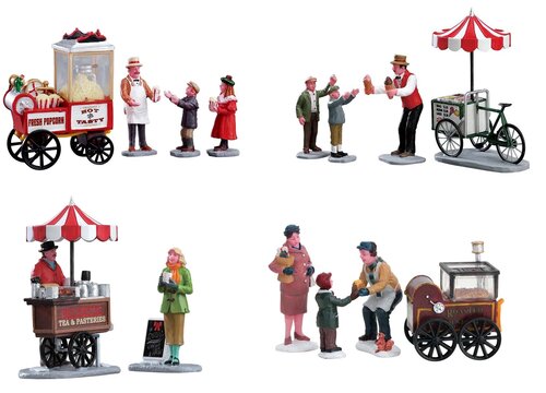 Lemax Carnival Food Festival Figurines