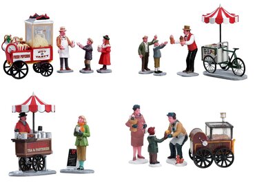Lemax Carnival Food Festival Figurines
