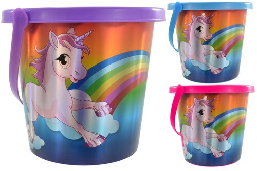 Unicorn Print Bucket 19cm