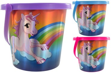 Unicorn Print Bucket 19cm