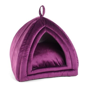 Velvet Cat Igloo Mulberry 40x40x35cm - image 2