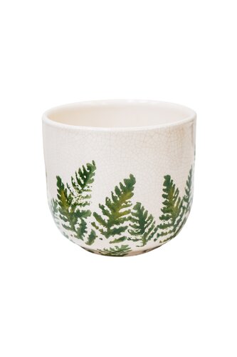 Veneto Printed Fern Planter 15cm