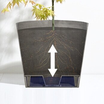 Venice Eco Pot Black 30cm - image 2