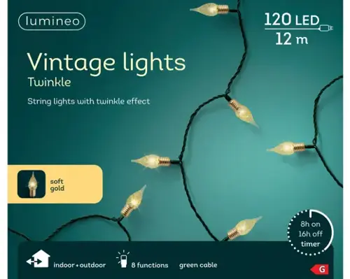 Vintage LED Lights Twinkle x120L - image 3