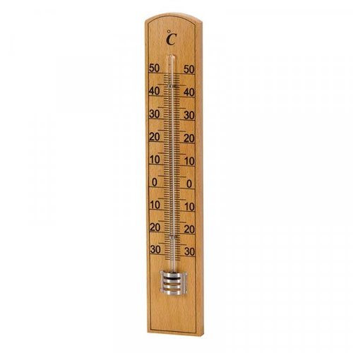 Wall Thermometer Wooden
