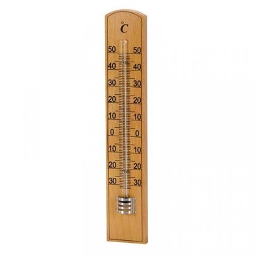 Wall Thermometer Wooden