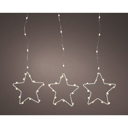 Warm White Micro-LED Sparkle Star Tree Lights (480) - image 3