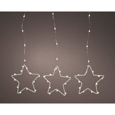 Warm White Micro-LED Sparkle Star Tree Lights (480) - image 3