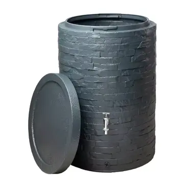 Water Butt Muro Stone Effect 260L Graphite Grey