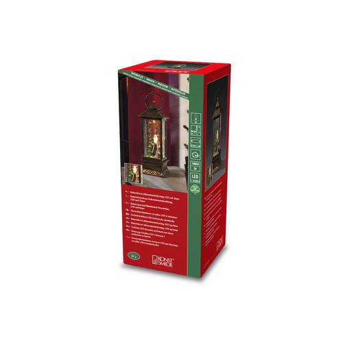 Water Filled Lantern (Santa) - image 4