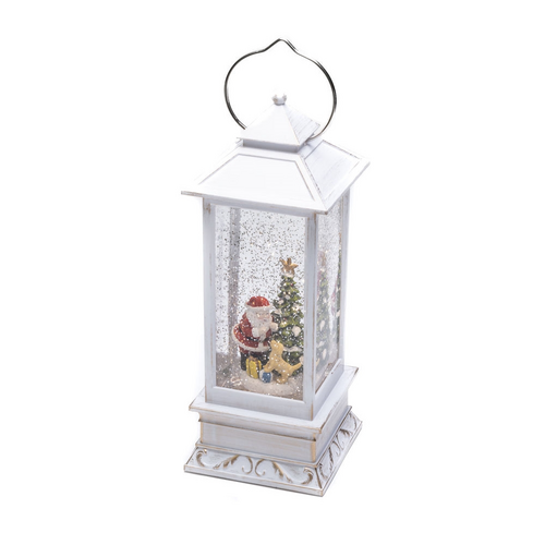 Water Filled Lantern (Santa & Dog) - image 2