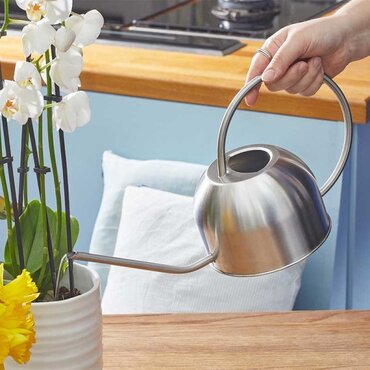 Watering Can 1L Stainless Steel - image 1