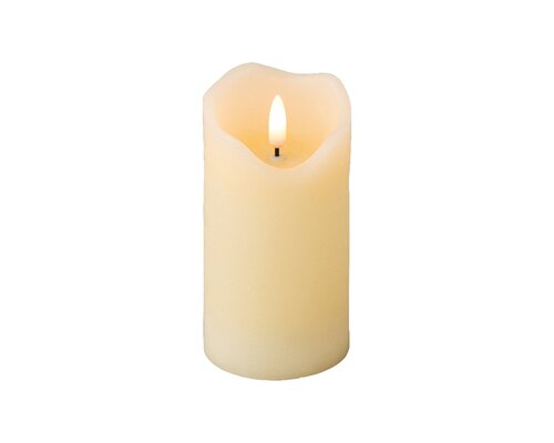 Wax Cream Candle 7x9cm (Battery Operated) - image 4