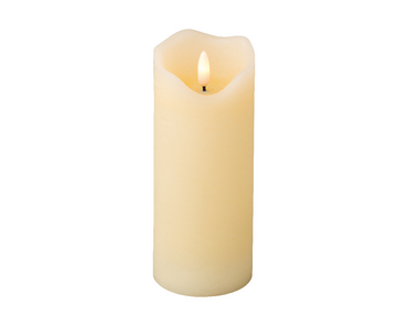 Wax Cream Candle 7x9cm (Battery Operated) - image 5