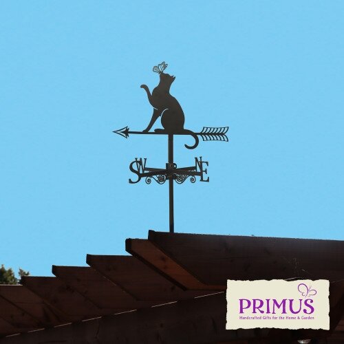 Weathervane Metal Cat Silhouette - image 1