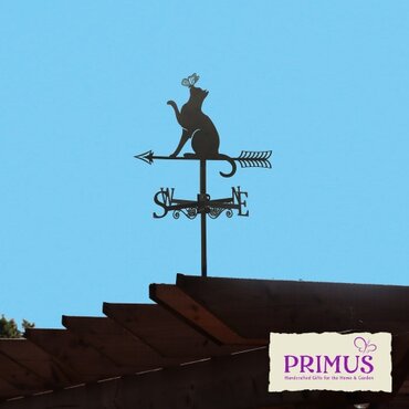 Weathervane Metal Cat Silhouette - image 1