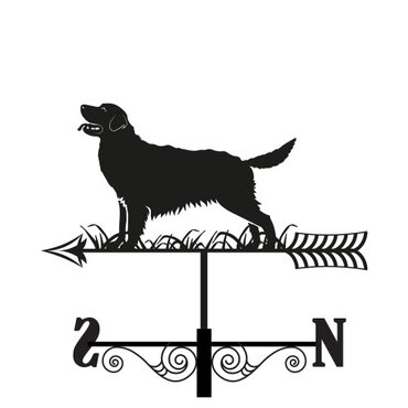 Weathervane Metal Golden Retriever Silhouette - image 2