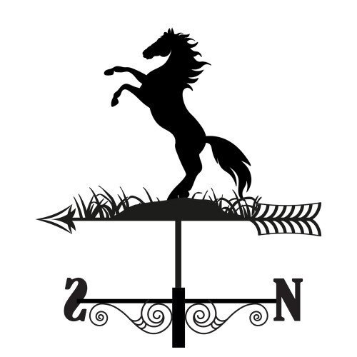 Weathervane Metal Horse Silhouette - image 2