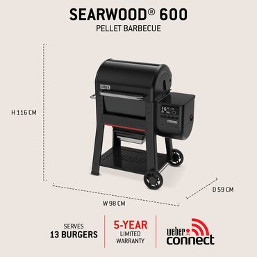 Weber Searwood 600 Pellet Grill - image 2