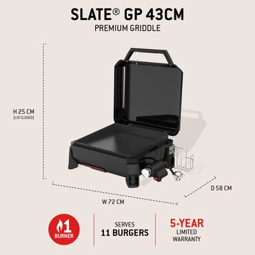 Weber Slate GP43 Gas Premium Griddle - image 3