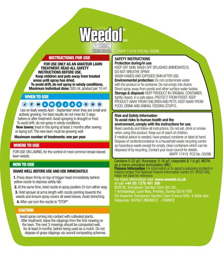 Weedol Gun Lawn 800ml + 25% - image 2