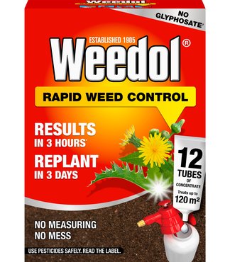 Weedol Rapid Weedkiller Concentrate 12 Tube Glyphosate Free - image 1