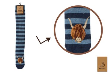 Welly Sock Higland Cow (4-7)