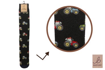 Modern Tractor Welly Socks (6-11)