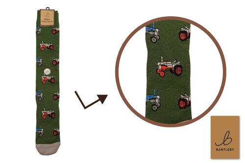 Welly Sock Retro Tractor (6-11)