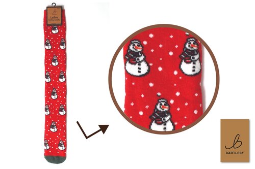 Welly Sock Snow Design